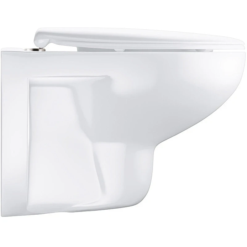 Унитаз Grohe Bau Ceramic 39351000 подвесной с сиденьем Микролифт фарфор подвесной