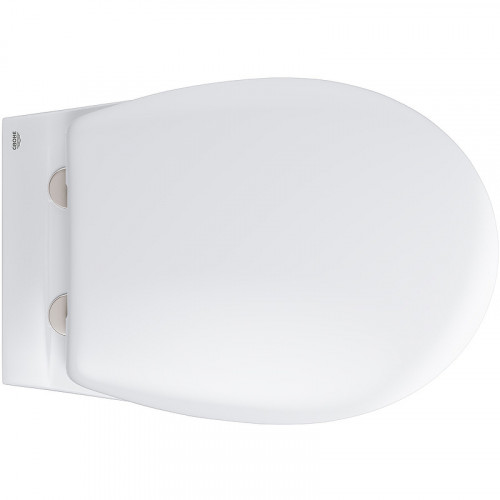 Унитаз Grohe Bau Ceramic 39351000 подвесной с сиденьем Микролифт фарфор подвесной