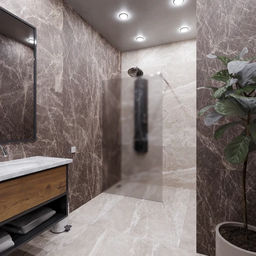 Душевая перегородка Radomir Walk-in G1 100 1-10-0-0-0-1891 профиль Хром стекло матовое