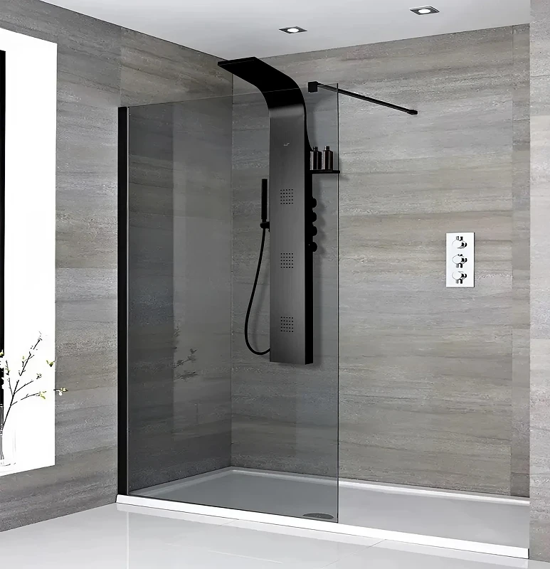 Душевая панель Ceruttispa Bella B CT9254 с гидромассажем Черная