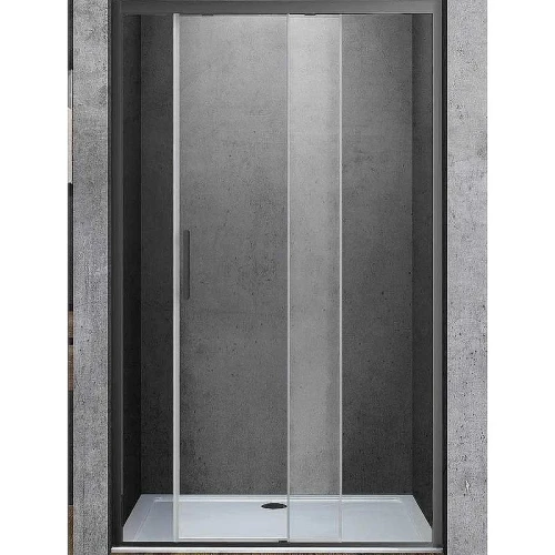 Душевая дверь Vincea Soft 130 VDS-3SO130CLGM профиль Вороненая сталь стекло прозрачное