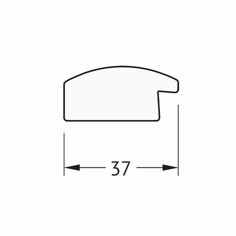 Зеркало Evoform Definite 90х70 BY 0682 в багетной раме - Красная бронза 37 мм стекло