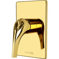 Смеситель для душа WasserKRAFT Sauer 7151 Золото латунь встраиваемый