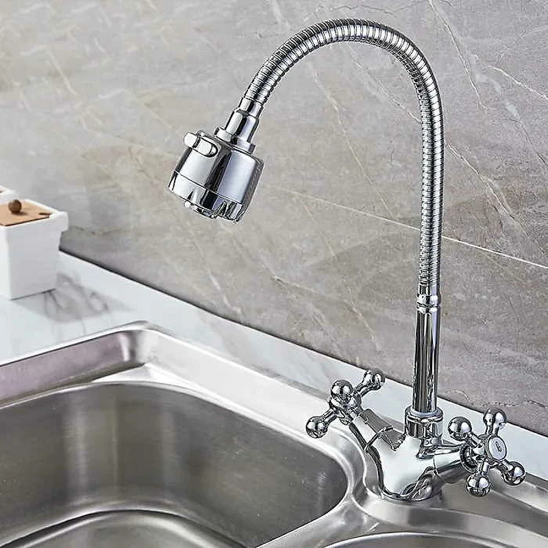 Смеситель для кухни Ledeme H19 4319-3L Хром