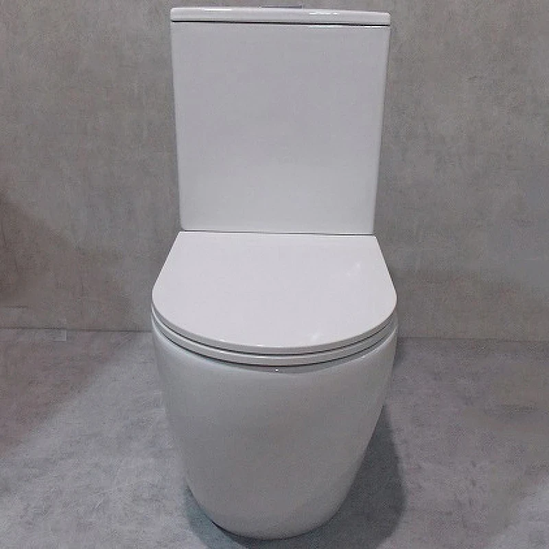 Унитаз компакт CeramaLux K2176-1 с бачком и сиденьем Микролифт фаянс напольный