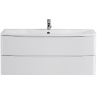 Тумба под раковину BelBagno 120 ACQUA-1200-2C-SO-BL подвесная Bianco Lucido МДФ / ЛДСП
