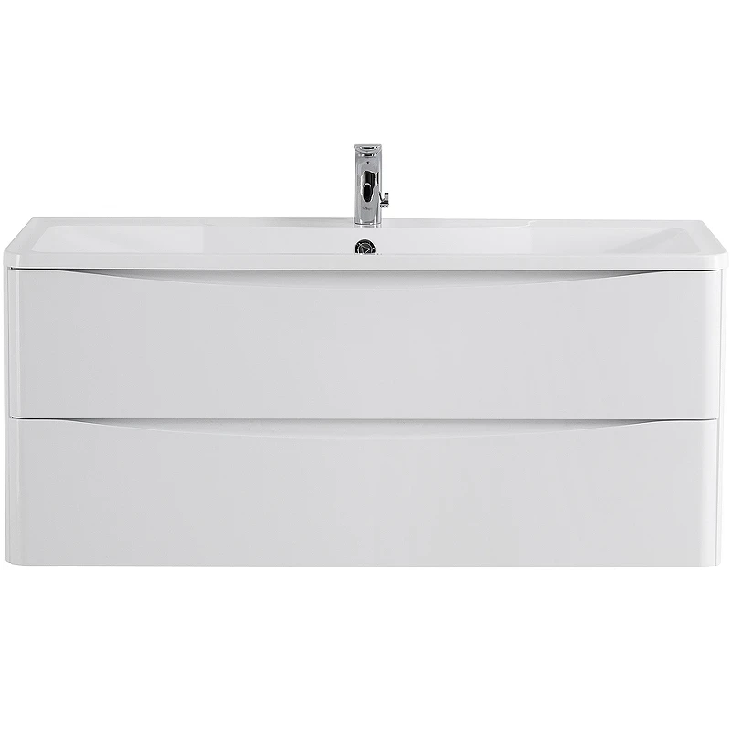 Тумба под раковину BelBagno 120 ACQUA-1200-2C-SO-BL подвесная Bianco Lucido МДФ / ЛДСП