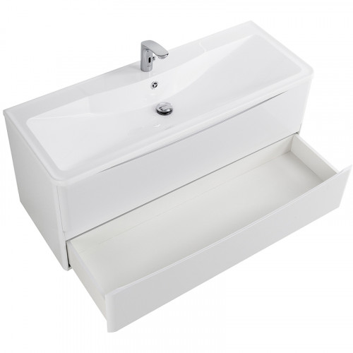 Тумба под раковину BelBagno 120 ACQUA-1200-2C-SO-BL подвесная Bianco Lucido МДФ / ЛДСП