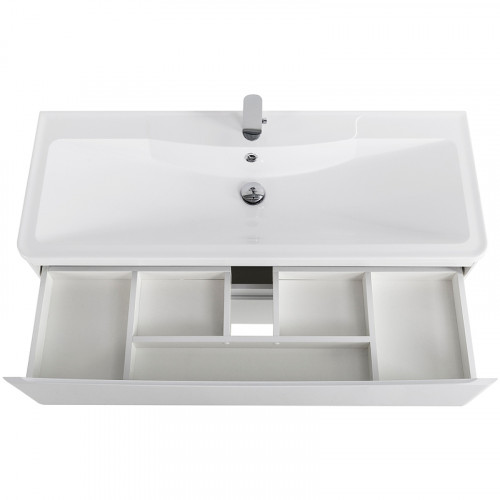 Тумба под раковину BelBagno 120 ACQUA-1200-2C-SO-BL подвесная Bianco Lucido МДФ / ЛДСП
