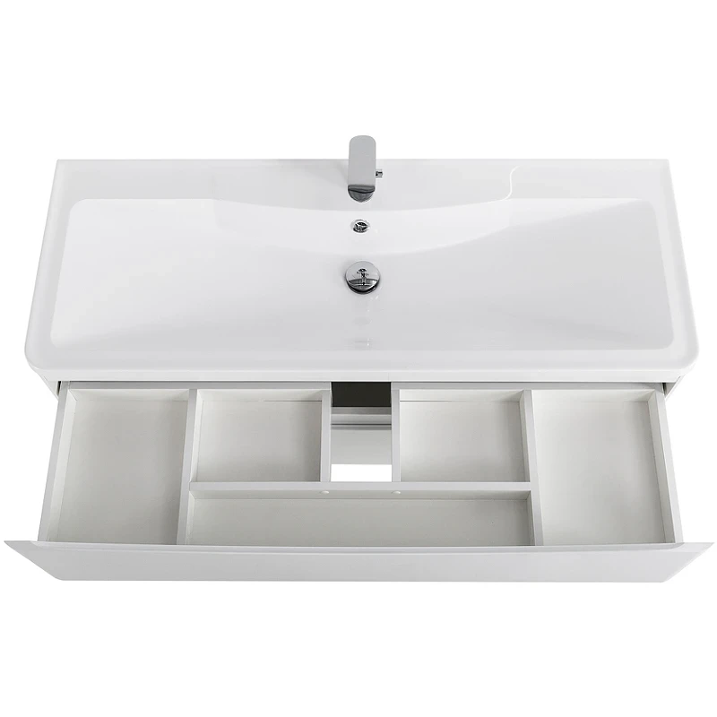 Тумба под раковину BelBagno 120 ACQUA-1200-2C-SO-BL подвесная Bianco Lucido МДФ / ЛДСП