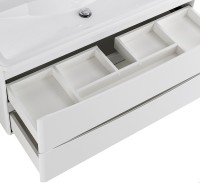 Тумба под раковину BelBagno 120 ACQUA-1200-2C-SO-BL подвесная Bianco Lucido МДФ / ЛДСП