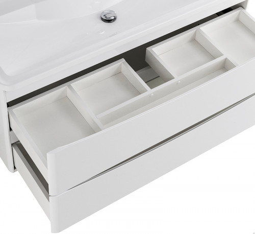 Тумба под раковину BelBagno 120 ACQUA-1200-2C-SO-BL подвесная Bianco Lucido МДФ / ЛДСП
