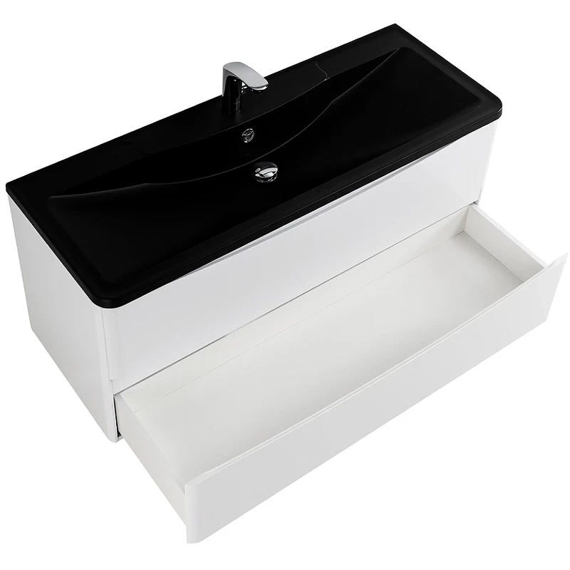 Тумба под раковину BelBagno 120 ACQUA-1200-2C-SO-BL подвесная Bianco Lucido МДФ / ЛДСП