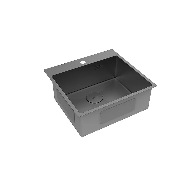 Кухонная мойка Lemark Janga 540 9932112 цвет Черный матовый