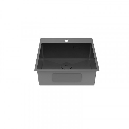 Кухонная мойка Lemark Janga 540 9932112 цвет Черный матовый