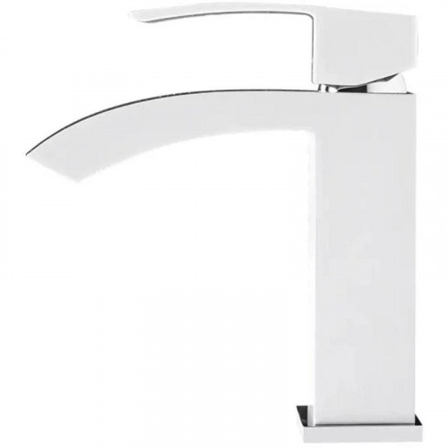 Смеситель для раковины Hansberge Cubito H1077W цвет Белый Хром
