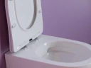Комплект унитаза DIWO Ceramicanova Uno Rimless CN11001 с сиденьем с инсталляцией DIWO 4501 с клавишей смыва цвет Глянцевый белый