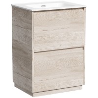Тумба под раковину Sancos Libra Floor 60 LB60FEG Дуб галифакс натуральный МДФ / ЛДСП