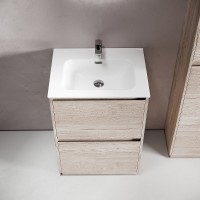 Тумба под раковину Sancos Libra Floor 60 LB60FEG Дуб галифакс натуральный МДФ / ЛДСП