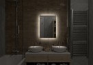 Зеркало Континент Trezhe 500x700 ЗЛП608 с подсветкой с бесконтактным выключателем стекло