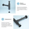 Сифон для раковины Wellsee Drainage System 182120000 цвет Черный матовый