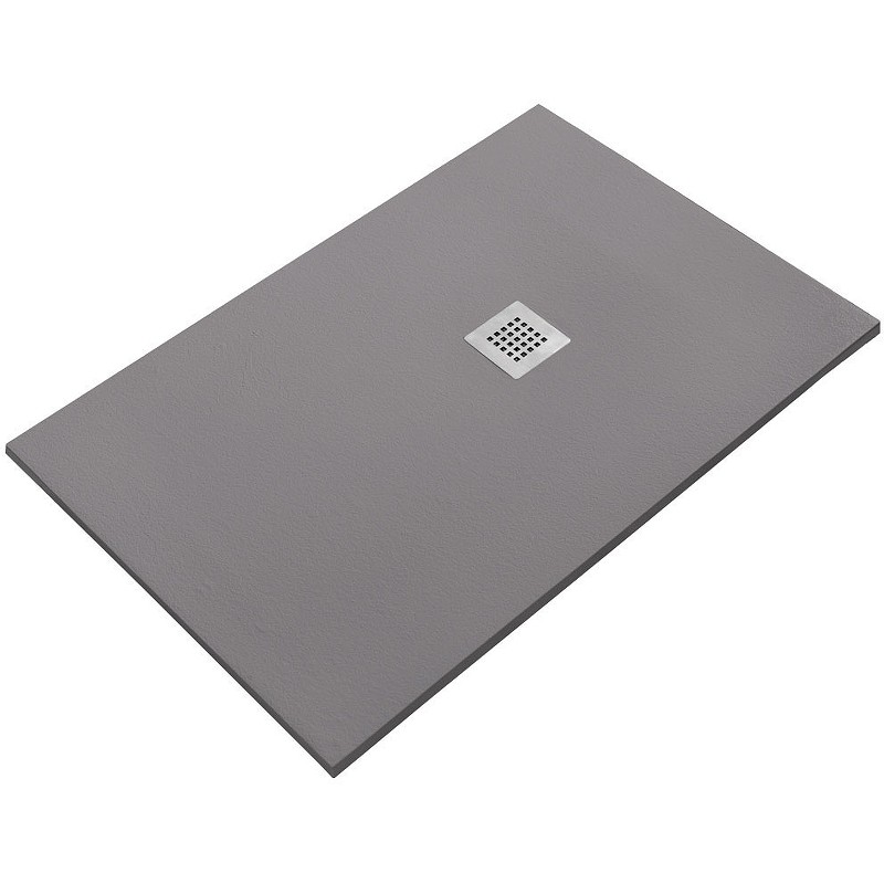 Душевой поддон из искусственного камня Starohome Solid 140х80 1237833 Grey Matt