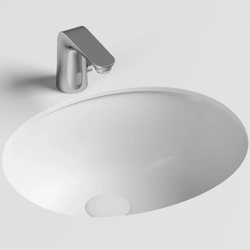 Раковина Ceramicanova Element 56 CN6043 Белая фарфор встраиваемый