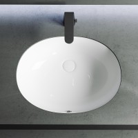 Раковина Ceramicanova Element 56 CN6043 Белая фарфор встраиваемый