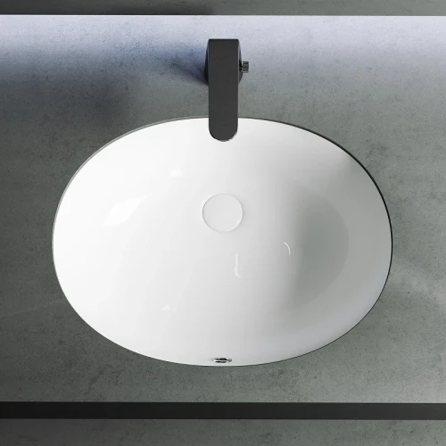 Раковина Ceramicanova Element 56 CN6043 Белая фарфор встраиваемый
