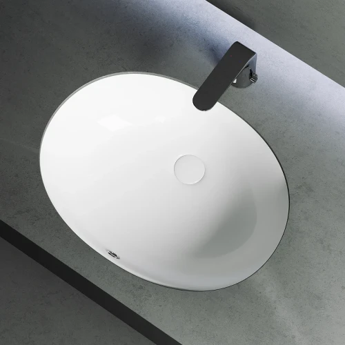 Раковина Ceramicanova Element 56 CN6043 Белая фарфор встраиваемый