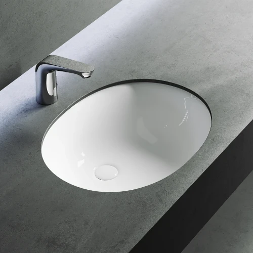 Раковина Ceramicanova Element 56 CN6043 Белая фарфор встраиваемый