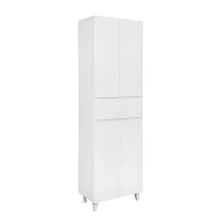 Шкаф пенал Azario Лотос 60 CS00106435 цвет Белый