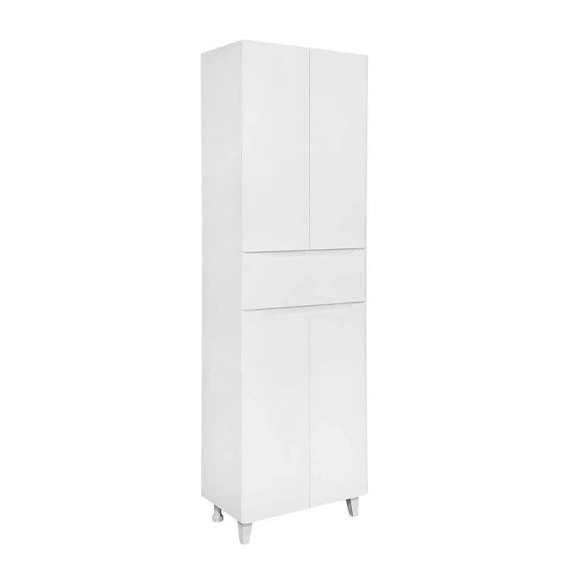 Шкаф пенал Azario Лотос 60 CS00106435 цвет Белый