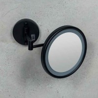 Косметическое зеркало Colombo Design Specchi В9954.NE с подсветкой с увеличением Черное