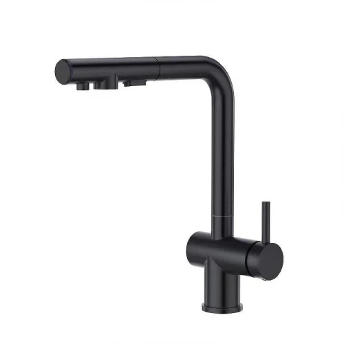Смеситель для кухни Emar Steel ЕСВ 7020 цвет Black