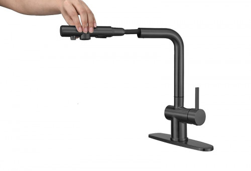 Смеситель для кухни Emar Steel ЕСВ 7020 цвет Black