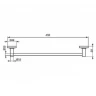 Полотенцедержатель Ideal Standard IOM A9117XG Черный шелк
