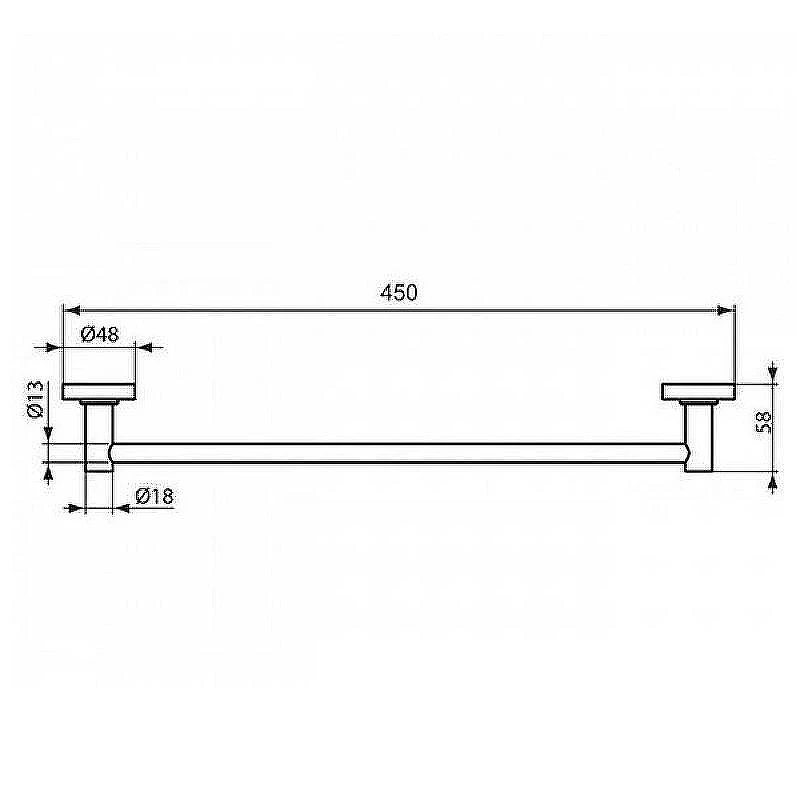 Полотенцедержатель Ideal Standard IOM A9117XG Черный шелк