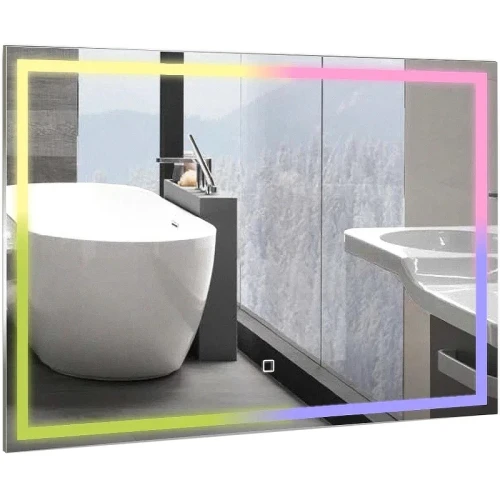 Зеркало Silver Mirrors Livia-RGB 80 LED-00002638 с подсветкой с сенсорным выключателем и диммером стекло