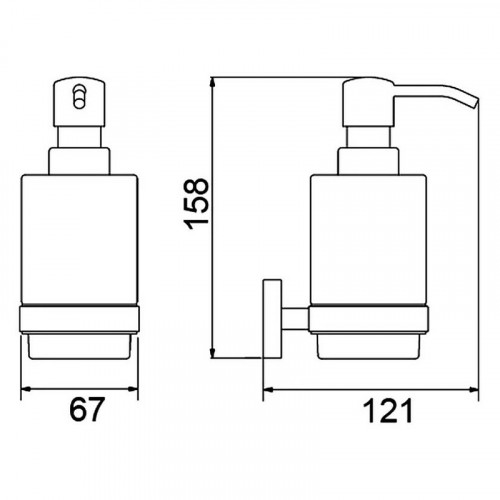 Дозатор для жидкого мыла Timo Saona 13039/17 Золото матовое