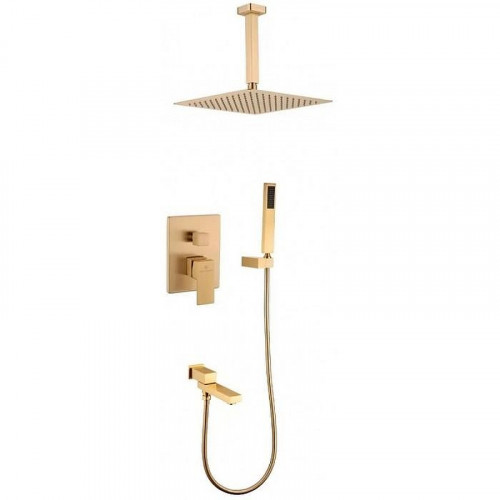 Душевая система Grocenberg GB5089MG-2 Золото матовое