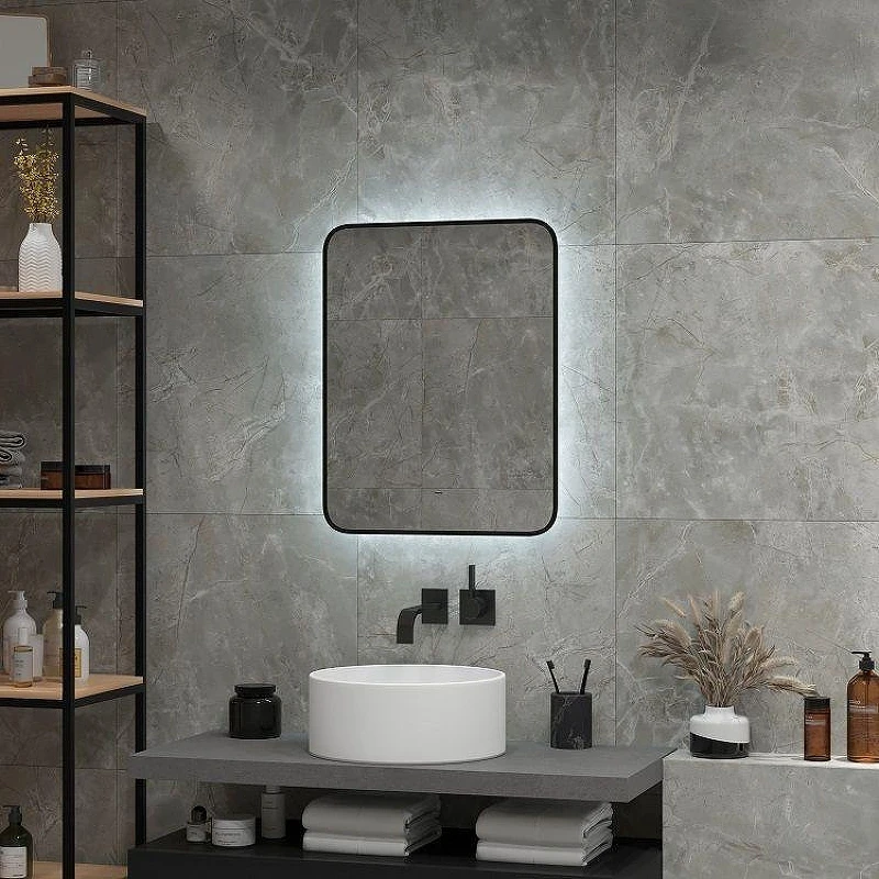 Зеркало Art&Max Siena 60 AM-Sie-600-700-DS-F с подсветкой с бесконтактным выключателем