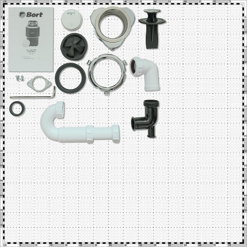 Измельчитель пищевых отходов Bort Alligator Control 93417944 560 Вт