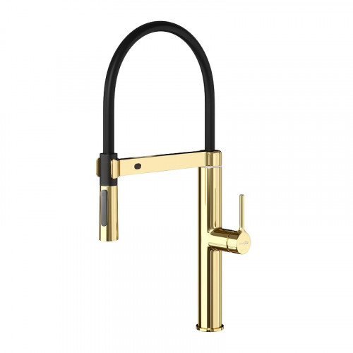Смеситель для кухни WasserKRAFT A8877 цвет Золото глянцевое