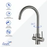 Cмеситель для кухни Ceruttispa Аниэлло (Aniello) BN CT12088 12088 цвет Никель матовый