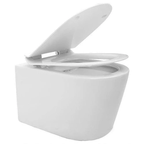 Унитаз подвесной Aquanet Atago-W BL-102N-WHT 211902 с сиденьем Микролифт