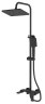 Душевая система Knotlor Vigor KN-72/BL цвет Матовый черный