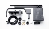 Душевая система Knotlor Vigor KN-72/BL цвет Матовый черный