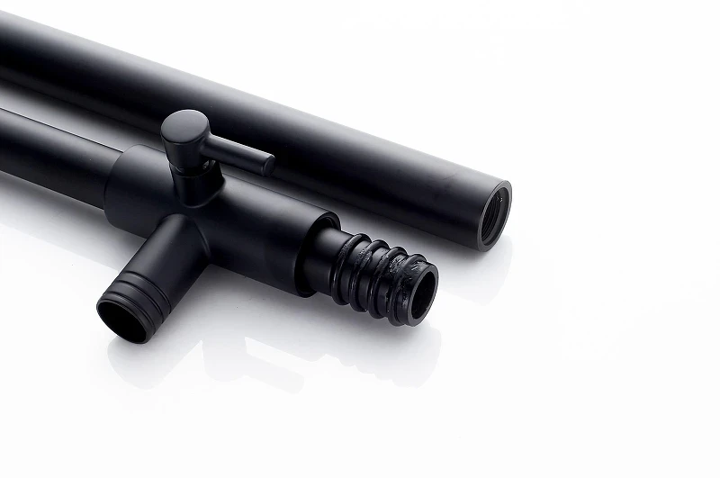 Душевая система Knotlor Vigor KN-72/BL цвет Матовый черный