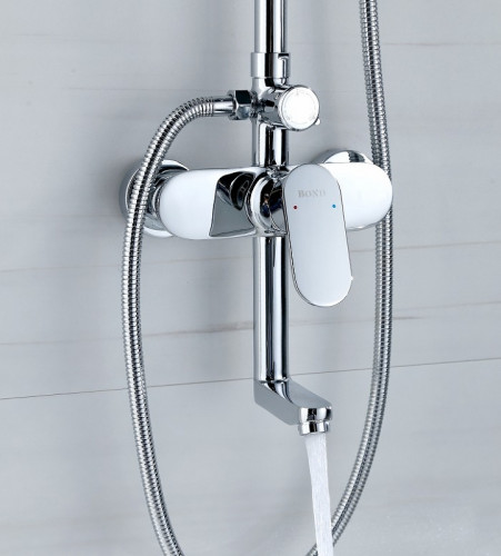 Душевая система Bond B01-9400 Хром латунь на стену